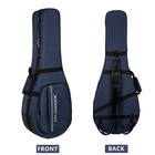 Crossrock 5-string Banjo Foam Case-lightweight Blue Gig Bag For Resonator Banjos