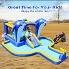 Kids Inflatable Bounce House Water Slide  Inflatable Water Park With Blower For