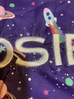 Pottery Barn Kids Classic Nap Mat Galaxy Hearts Mono Josie New