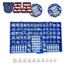 New Polycarbonate Temporary Dental Crowns Box Kit 390 Pcs W  Crown Mold Guides