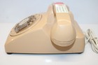 Vintage Stromberg Carlson Rotary Telephone Tan beige Phone - Tested   Working