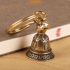 Brass Chinese 12 Zodiac Animals Heads Bell Keychain Pendants Jewelry Vintage