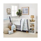 Nojo Dreamer Little Explorer World Map 8 Piece Nursery Crib Bedding Set  Navy   