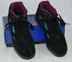 Vintage Nib Kids Boys Converse Power Game Ii Size 4 Usa Mid Top Black Plum Teal