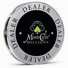 Monte Carlo Millions 2  Acrylic Texas Hold em Poker Dealer Button