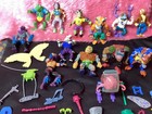 Huge Lot Of Vintage Tmnt Ninja Turtle Action Figures With Accessories   Weapons