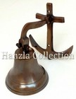 Antique Brass Anchor Ship Bell nautical Maritime Door Bell Vintage Home Decor
