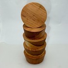 Black Cherry Bowl Blank  6   x2 5    Wood Lathe Turning Stock Block  Free Shipping