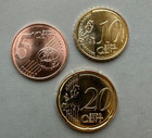 Estonia 2023 Unc Set Of  5  10 And 20 Euro Cent Coins  New  Km 63-65