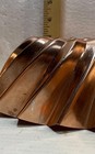 Five Vintage Aluminum Copper Colored Gelatin Molds  1960   s  Hanging