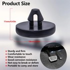 2-piece Brake Pedal Stoppers - Brake Light Switch Pad  Auto Clutch Pedal Stopper