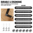 Angularizer Ruler Multi Angle Measuring Ruler Template Tool Universal Carpenter