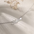 Custom Name Necklace Personalized Sterling Silver Necklaces For Women Customi   