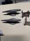 16 Vintage Boat Parts Including Two 7 1 2 Inch  And Two 6 Inch Teardrop Cleats 