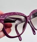 Vintage Christian Dior 2321  Purple Sunglasses Germany 1980 s Large Chic Boho