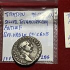 Roman Empire Trajan 98-117 A  d  Ar Tetradrachm Ancient Silver Coin Rev Eagle