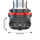 3 Pins For 2007-2022 Honda Rancher Trx420 Trx500 Led Headlight Hi low Bulbs 35w