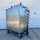 Lakeside Mobile Dish Dispenser With Enclosed Base Heated Plates Stainless Steel