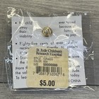 St Jude Childrens Research Hospital Usa Flag Enamel Lapel Pin American Vintage