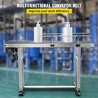 Belt Conveyor Pvc Conveyor Belt59x 15 7-inch  Motorized Conveyor W  Guardrails
