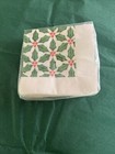 Vintage Poinsettia Christmas Holiday Napkins -reed  Decoupage Crafts- Never Open