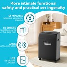 Paper Shredder 18-sheet High Security Level P-4 Heavy Duty Paper card Shredder