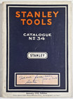 1941 Stanley Tools Catalogue No 34 January Original Vintage Planes Drill Index