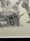Steve Garvey Signed 10 5x13 5 Artwork 1 1 Jerry Hersh Framed- Jsa Ci09135