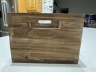 Land Harbour Wooden Crate 13  X 9  X 6 5  Med-dark Stain