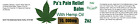 Hemp Pain Relief Balm With 10 000mg Hemp Seed Oil  Essential Oil  And Menthol