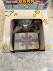 Vintage 80 s Plastic  Jewelry Box Bank Case New Rare