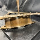 Vintage Ornate Brass Easel Stand Rococo Style Folding Picture Plate Display 9 5 