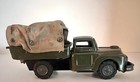 1950 s Japanese Tin Studebaker Military Truck - Vg Friction Powered 6 5-inch Toy