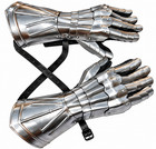 Medieval Knight Gauntlets  Solid Steel Functional Armor Gloves For Larp  Cosplay