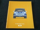 1996-1997 Mini Orig Cooper Mark Vii German Sales Brochure   Accessory Catalog