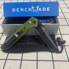 Benchmade 940 Osborne Cpm S30v Blade Green Handle Black Blade Folding Knife
