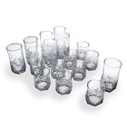 Luminarc Brighton 16-piece Assorted Glass Tumbler Set