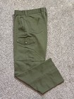 Bsa Boy Scouts Of America Sz  30  hemmed 30x28  Green Uniform Cargo Pants