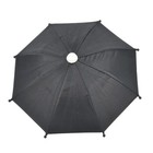 Black Camera Umbrella Sunshade Rain Holder Protector Hot Shoe Interface Black