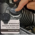Windshield Wiper Fluid Cap - Oem Replacement Washer Reservoir Black 
