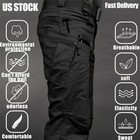 Tactical Mens Cargo Pants Waterproof Work Pants Outdoor Hiking Combat Trousers