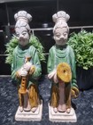 Ming Dynasty Sancai Funerary Attendant Figurines