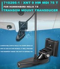Transom Mount Transducer For 710295-1 Humminbird Helix 7 8 Chirp Mega Di Gps G3