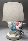Vtg Looney Tunes Baby Bugs Bunny Plush Table Lamp Nursery Nightlight Tested Euc
