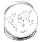 Chich  n Itz   Mexico Wonder Coin     2007 Heritage Series     Silver-plated Medal