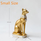 9 4 Inch Tall Gold Egyptian Cat Goddess Bastet Statue  Ancient Egypt Bast Figuri