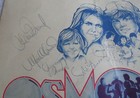 Donny   Marie Osmond   4 Bros    Paul Dunn Signed 1976 14x21 Concert Poster