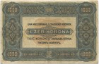 Hungary 1920  1000 Korona Note P-66  Vf  N051