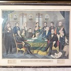 Rare The Illustrious Sons Of Ireland  Historical Figures Colored Print 1917 1798