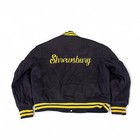 Vintage 60s Shrewsbury Ma High School Wool West Wind Varsity Jacket Usa Made M